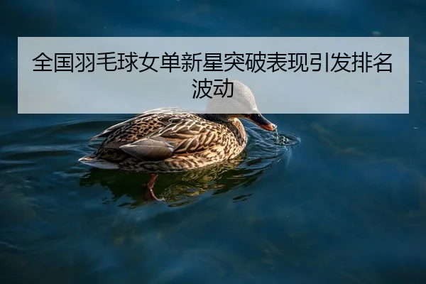 全国羽毛球女单新星突破表现引发排名波动
